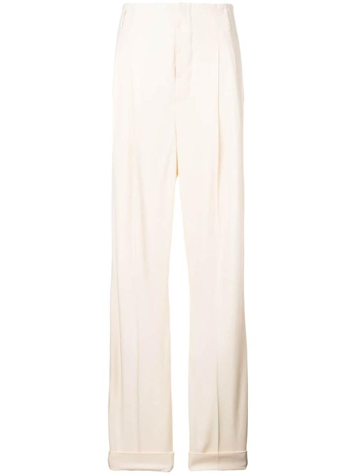 Haider Ackermann High Waist Trousers - Neutrals