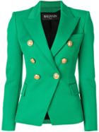 Balmain Double Breasted Jacket - Green