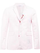 Thom Browne Wales Jacquard Blazer, Men's, Size: 2, Pink/purple, Cotton/cupro