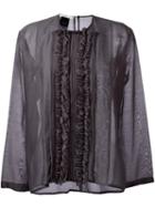 Lareida 'prince' Blouse, Women's, Size: Medium, Grey, Silk/cotton