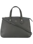 Furla Structured Tote Bag, Women's, Black, Leather