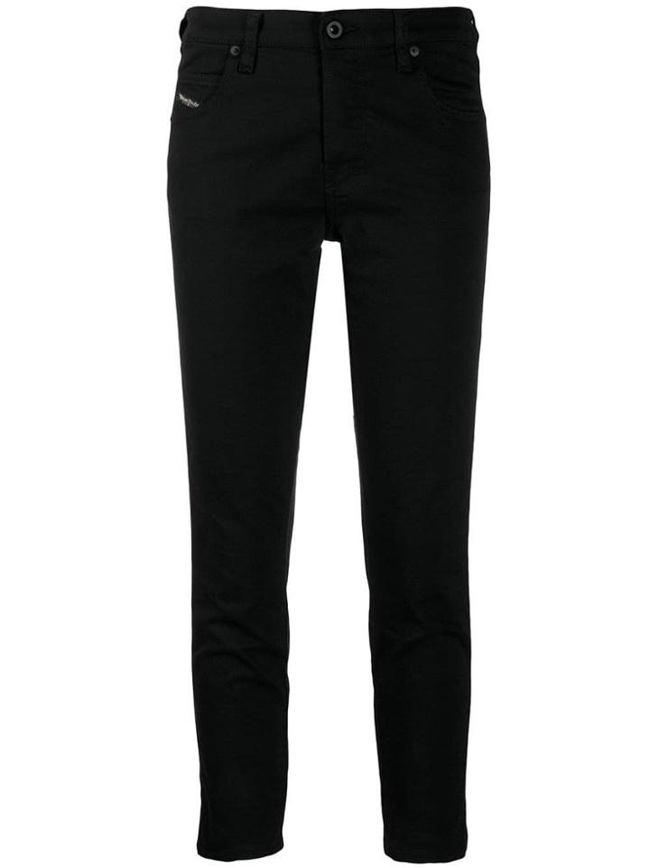 Diesel Babhila Slim-fit Jeans - Black