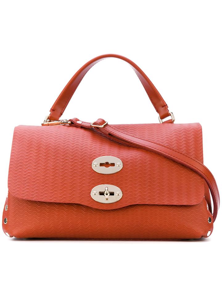 Zanellato Studded Details Tote - Yellow & Orange