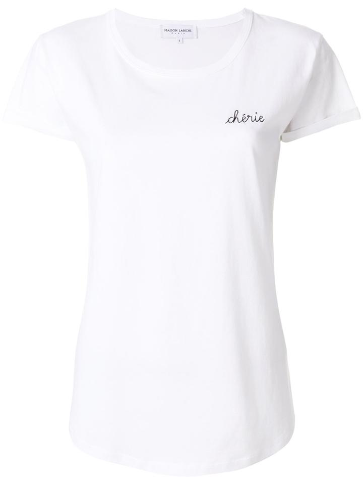 Maison Labiche Cherrie Plain T-shirt - White