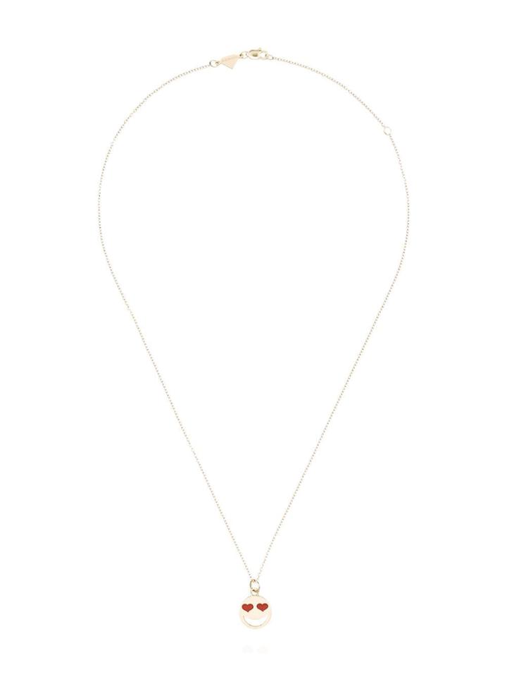 Alison Lou 14kt Yellow Gold Love Struck Necklace
