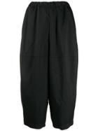 Comme Des Garçons Drop-crotch Trousers - Black