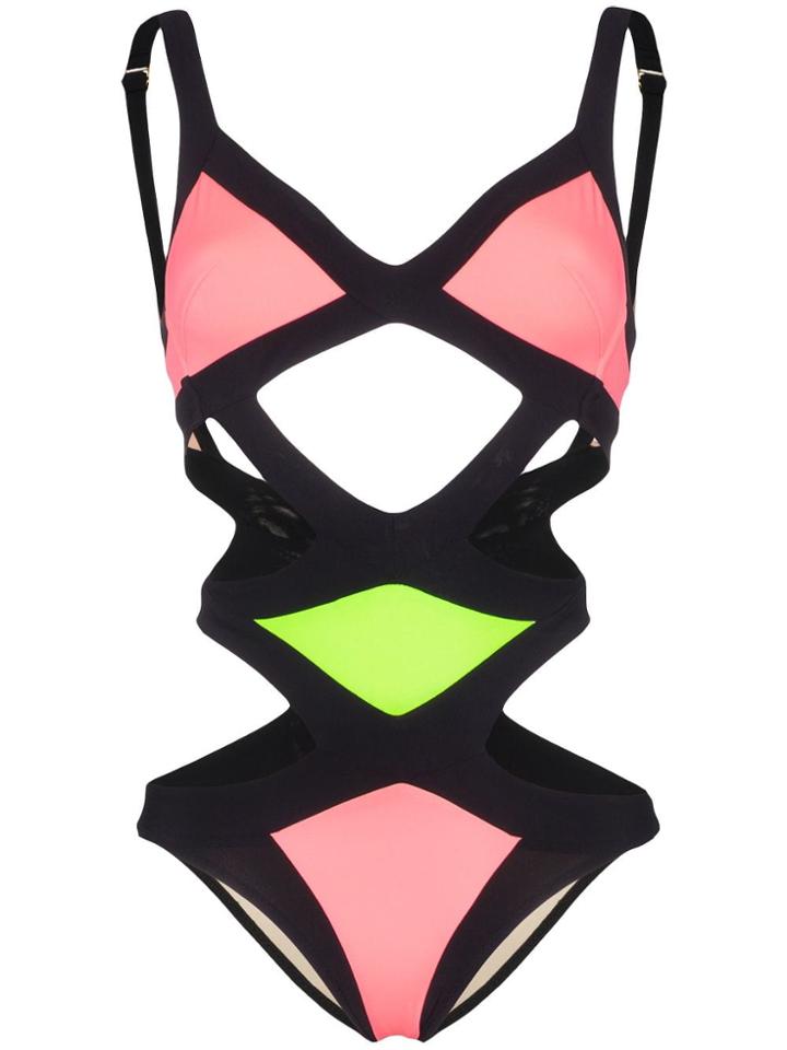 Agent Provocateur Mazzy Cut-out Swimsuit - Green