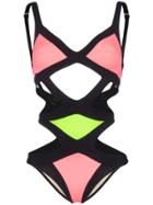 Agent Provocateur Mazzy Cut-out Swimsuit - Green
