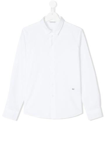 Manuel Ritz Kids Mr Embroidered Shirt - White