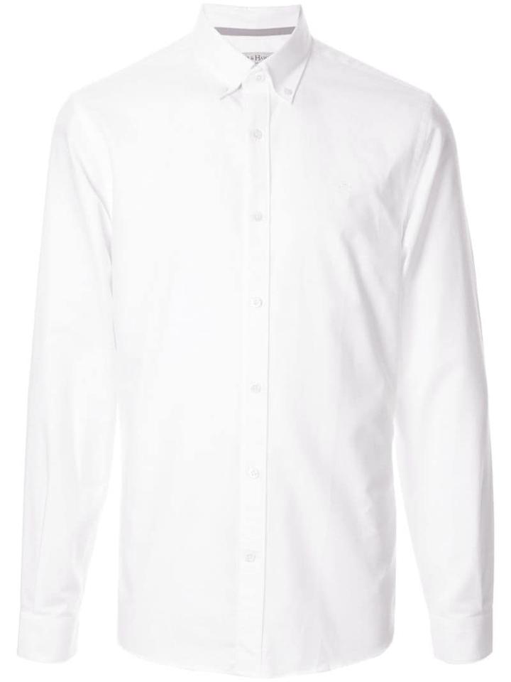 Gieves & Hawkes Button Down Cotton Shirt - White