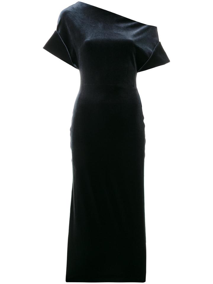 Christopher Kane Asymmetric Midi Dress - Green