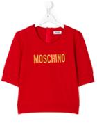 Moschino Kids - Logo Print T-shirt - Kids - Polyamide/polyester/spandex/elastane/viscose - 14 Yrs, Red