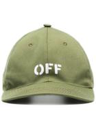 Off-white X Browns Green Embroidered Logo Cap
