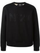 No21 Logo Sweatshirt, Men's, Size: S, Black, Modal