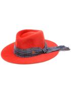Maison Michel Classic Panama Hat - Red