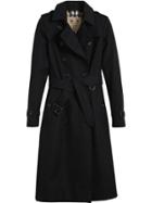 Burberry The Chelsea Extra-long Trench Coat - Black