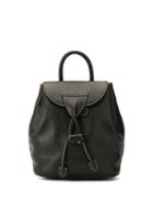 Loewe Pre-owned Grained Leather Backpack - Black