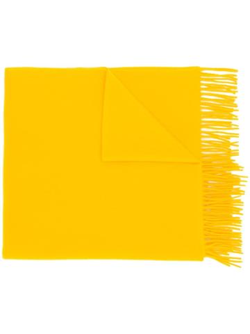 J.lindeberg Fringed Edge Scarf - Yellow