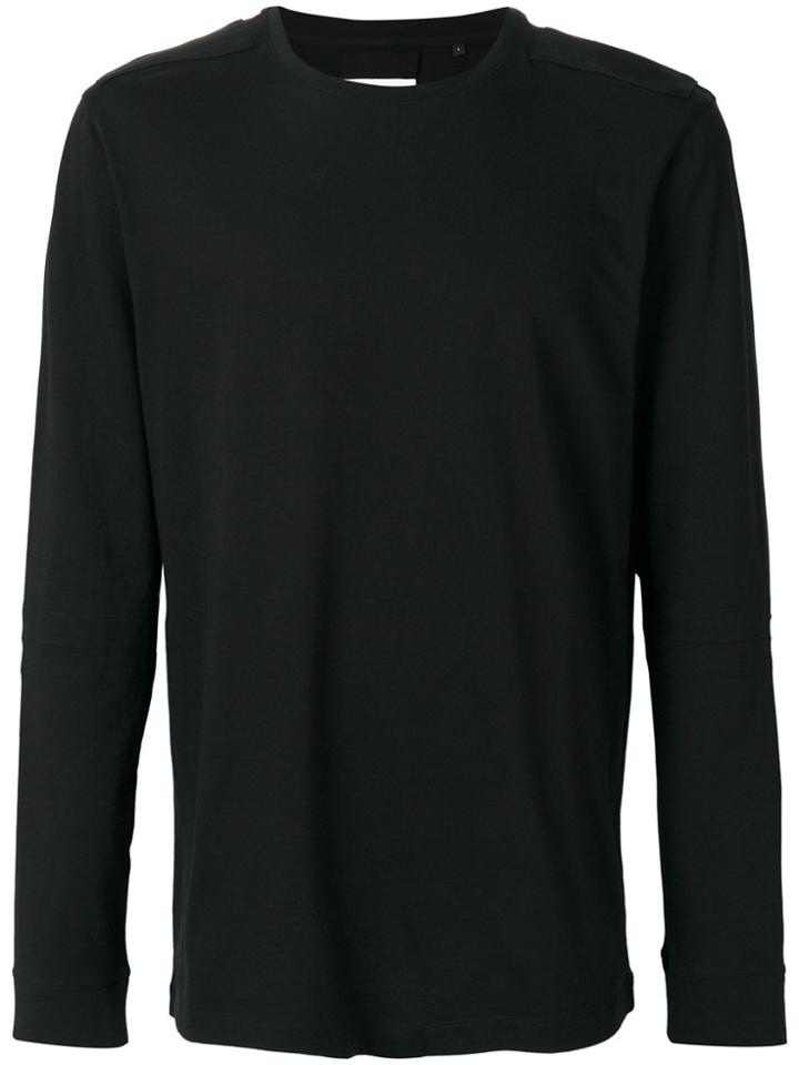 Helmut Lang Round Neck Top - Black