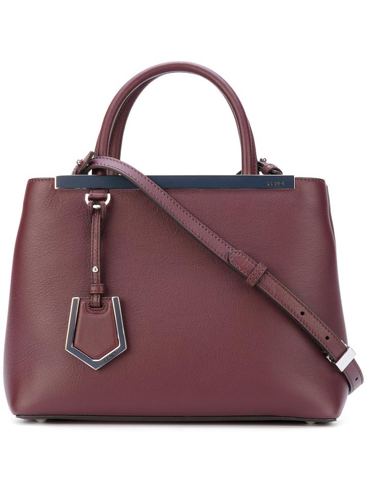 Fendi - Small 2jours Tote - Women - Leather - One Size, Pink/purple, Leather