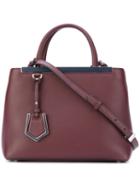 Fendi - Small 2jours Tote - Women - Leather - One Size, Pink/purple, Leather