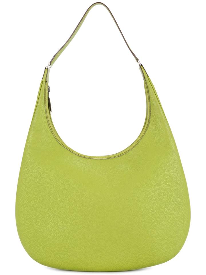 Hermès Vintage Gao Veau Crispe Togo Shoulder Bag - Green