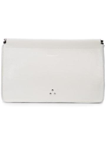 Jérôme Dreyfuss Popoche Clic Clac' Clutch - White