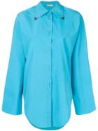 Nina Ricci Pointed Collar Shirt - Blue