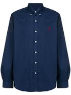 Polo Ralph Lauren Logo Long-sleeve Shirt - Blue