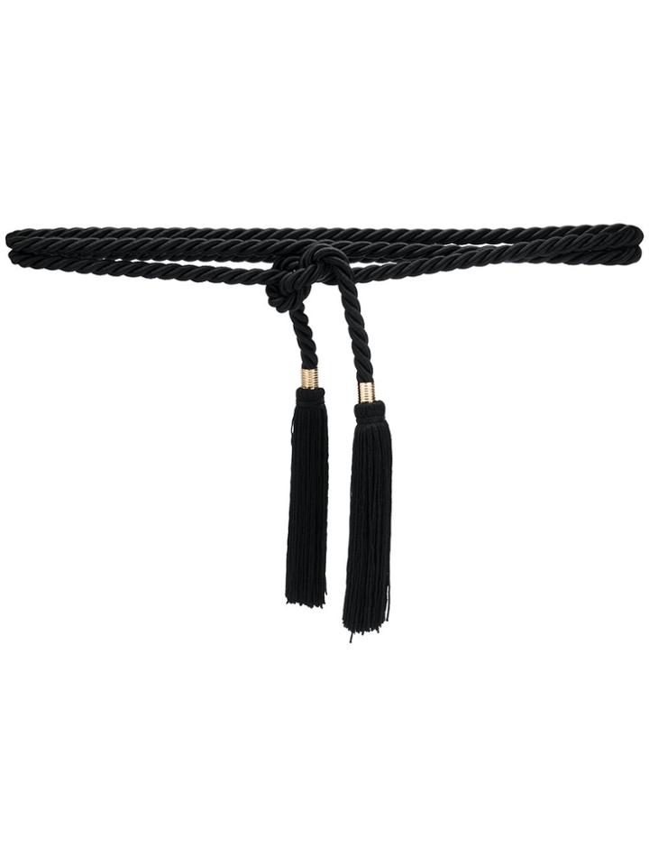 Philosophy Di Lorenzo Serafini Rope Belt With Tassels - Black