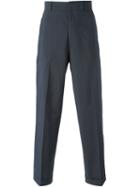 Dolce & Gabbana Vintage Pinstripe Trousers, Men's, Size: 50, Grey