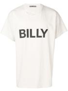 Billy Los Angeles Logo Print Distressed T-shirt - White