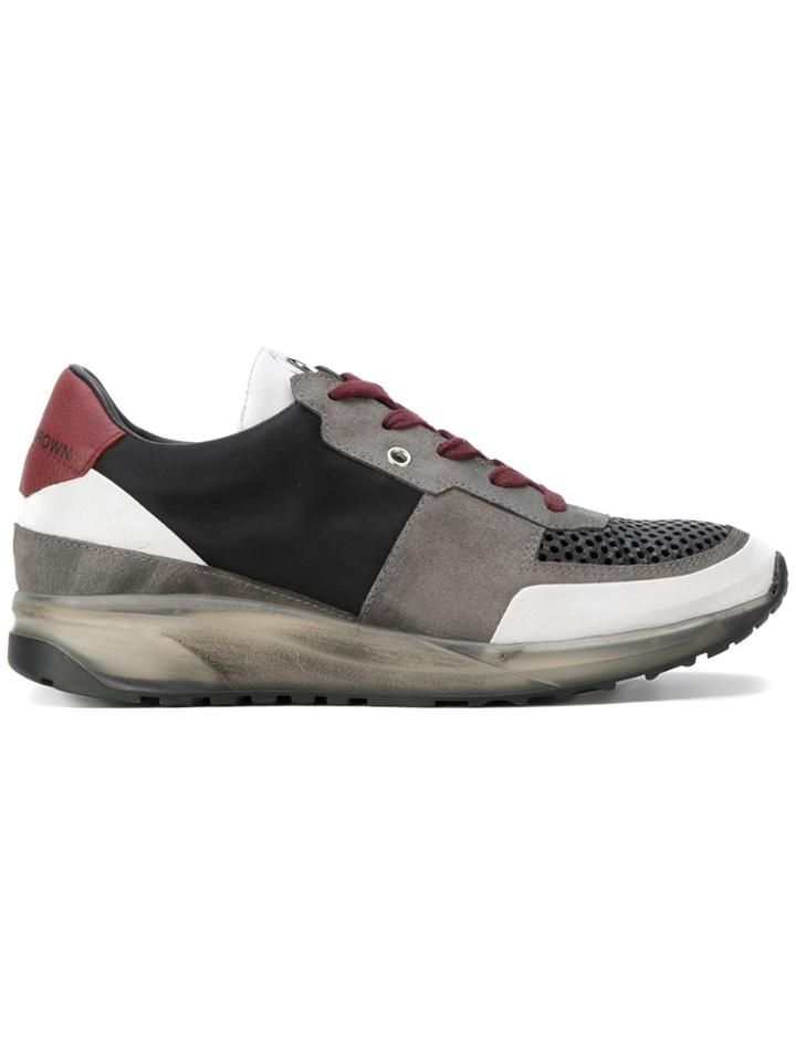 Leather Crown Maero Sneakers - Black