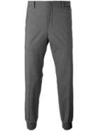 Wooyoungmi - Tailored Trousers - Men - Elastodiene/wool - 46, Grey, Elastodiene/wool