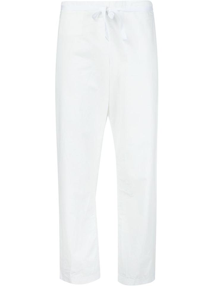 Dosa 'judo' Cropped Trousers, Women's, Size: 4, White, Cotton