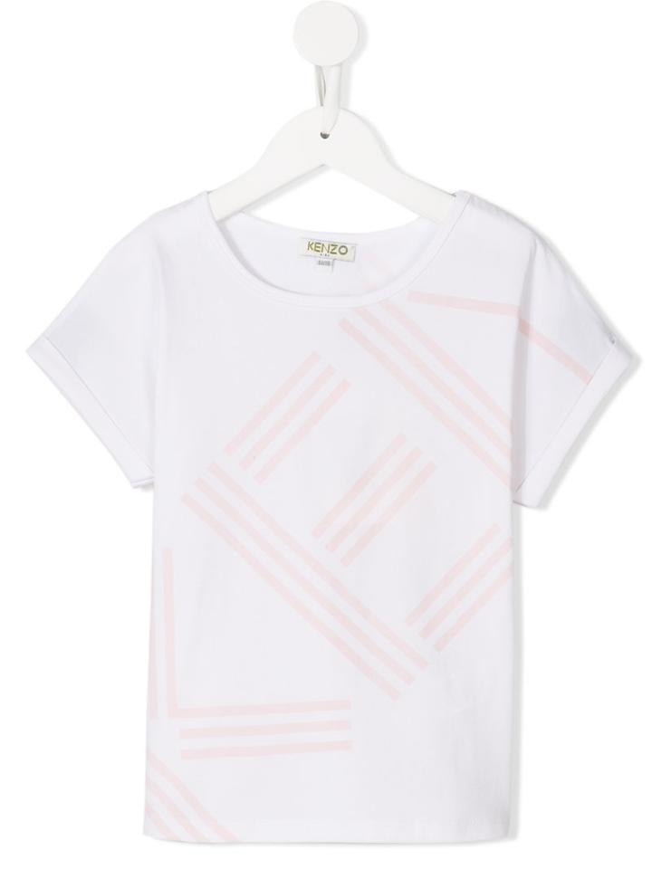 Kenzo Kids Printed T-shirt, Size: 6 Yrs, White