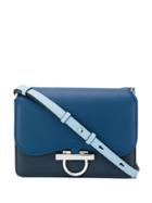 Salvatore Ferragamo Logo Plaque Cross Body Bag - Blue