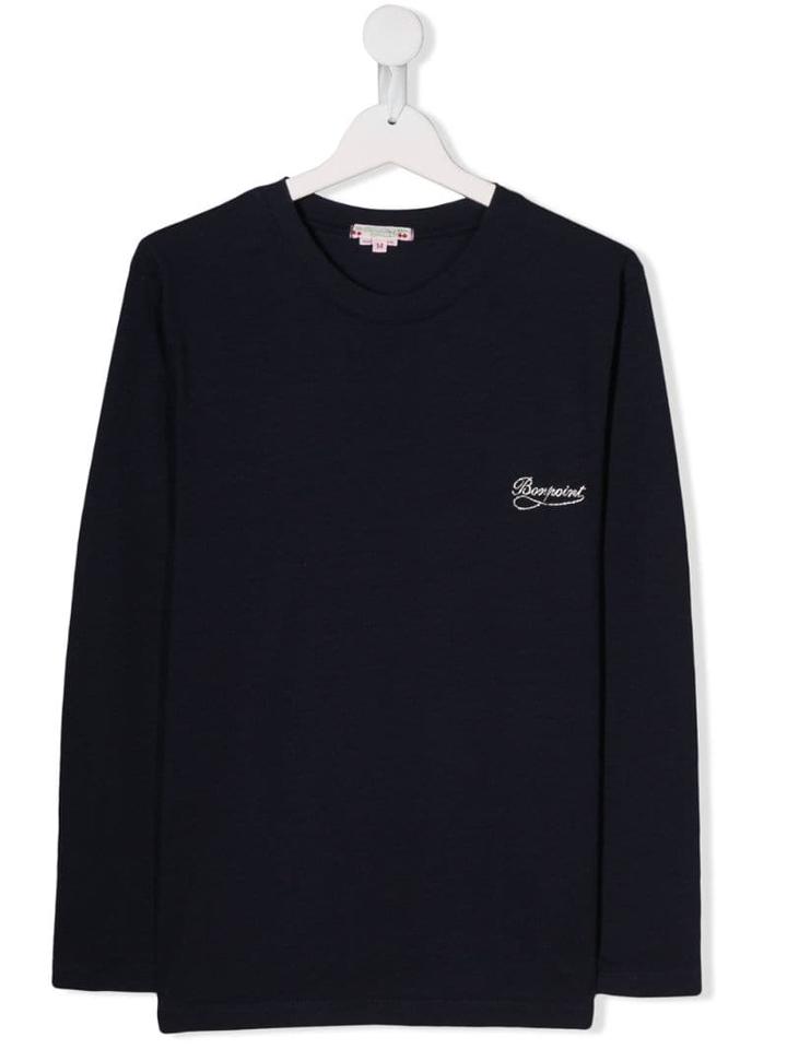 Bonpoint Long Sleeve T-shirt - Blue