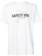 Midnight Studios - Safety Pin T-shirt - Men - Cotton - L, White, Cotton