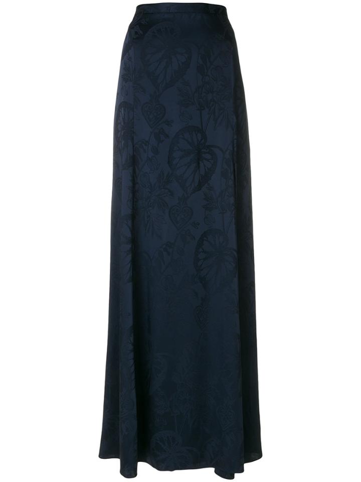 Temperley London Orbit Side-slit Skirt - Blue