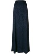 Temperley London Orbit Side-slit Skirt - Blue
