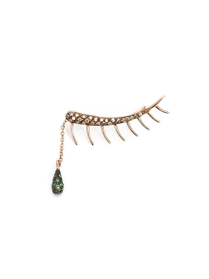 Ileana Makri 'teared Eyelash' Diamond Ear Cuff