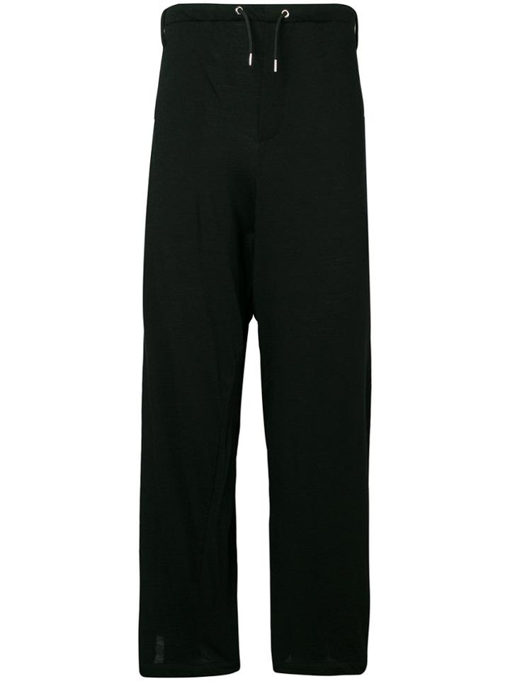 Mcq Alexander Mcqueen Stripe Detail Trousers - Black