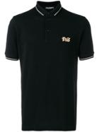 Dolce & Gabbana Logo Short-sleeve Polo Shirt - Black