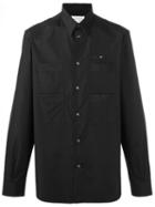 Maison Margiela Front Pocket Shirt, Men's, Size: 41, Black, Cotton
