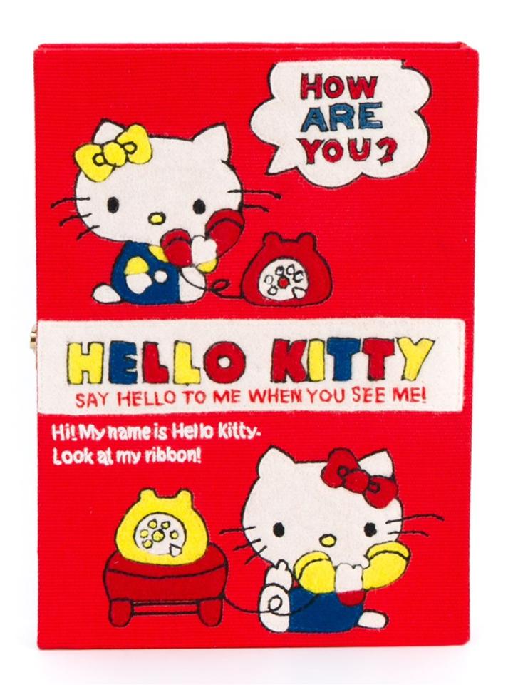 Olympia Le-tan 'hello Kitty Book' Clutch - Red