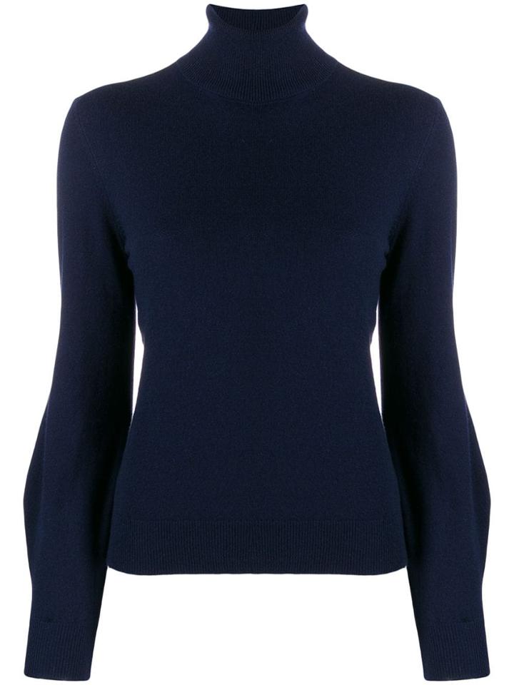 Chloé Roll Neck Sweatshirt - Blue