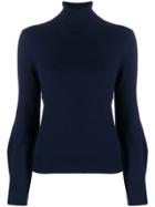 Chloé Roll Neck Sweatshirt - Blue