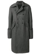 Ann Demeulemeester Double-breasted Coat - Grey