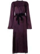Maison Margiela Distressed Mid-length Dress - Pink & Purple